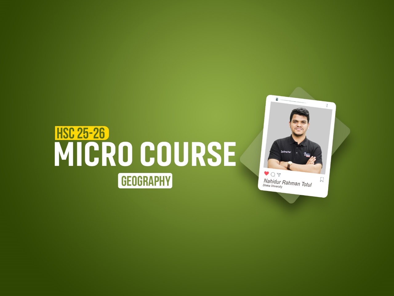 HSC 25-26 | Geography | Micro Course